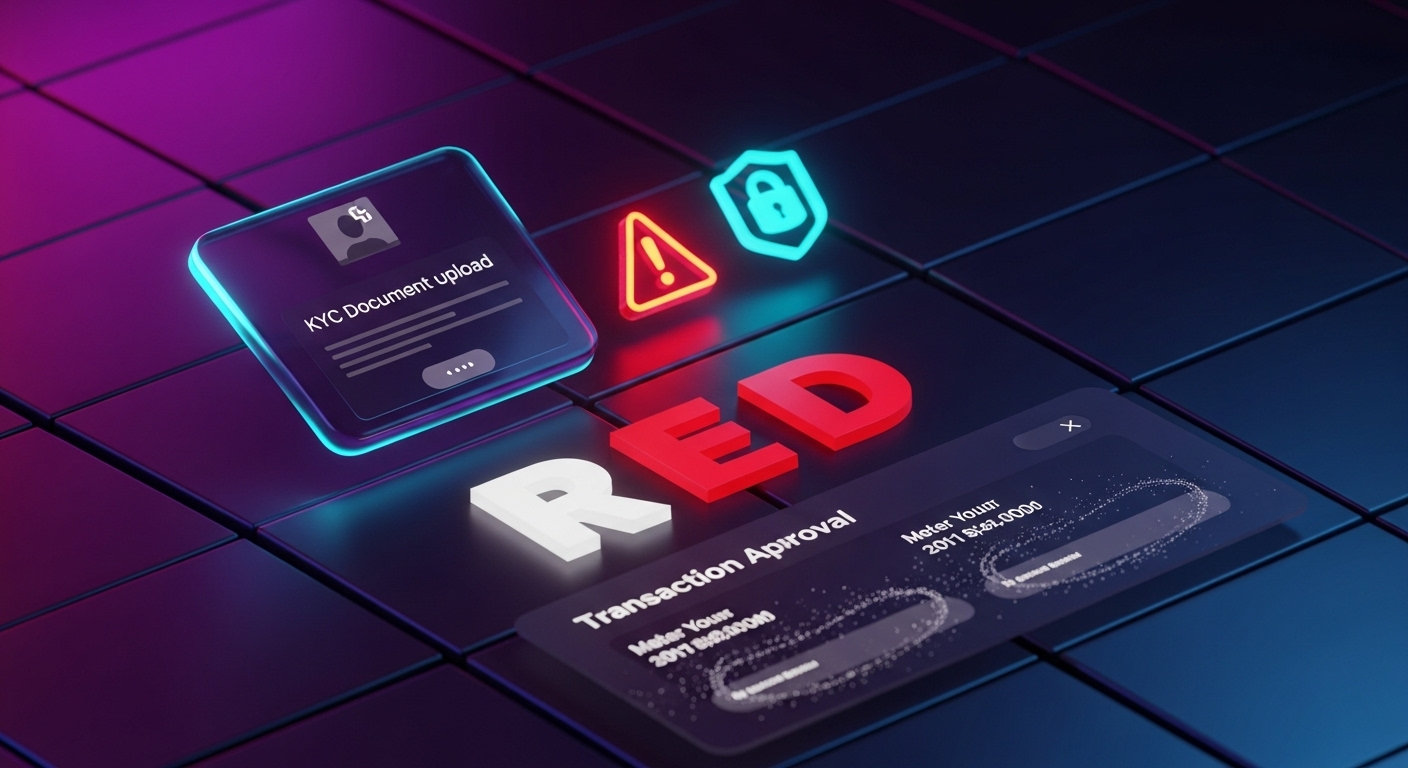 User verifying identity with document upload and secure lock overlay