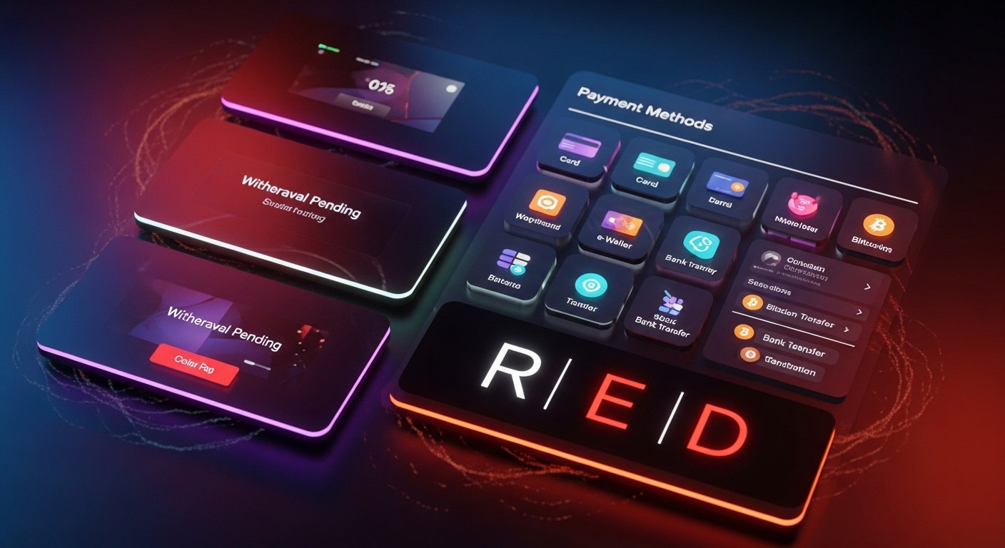 Display of diverse payment options including cards, bank transfer, crypto